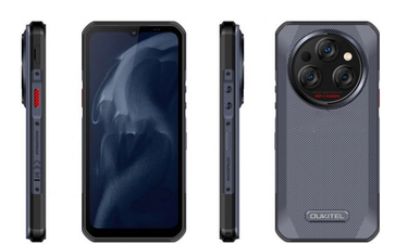 Mobiltelefon Oukitel WP35, Gray, 5G, 6,6" 2,4K, 24GB RAM (8GB + 16 GB bővíthető), 256GB ROM, Android 14, MediaTek Dimensity 7050, 64MP+32MP, NFC, Face ID, 11000mAh, Dual SIM [2]