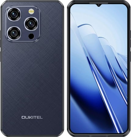 Telefoane - Telefon mobil Oukitel WP52, Albastru, 5G, 6.6", 16GB RAM (4GB + 12GB extensibili), 256GB ROM, Android 14, MediaTek Dimensity 6100+, 48MP, 6500mAh, Dual SIM