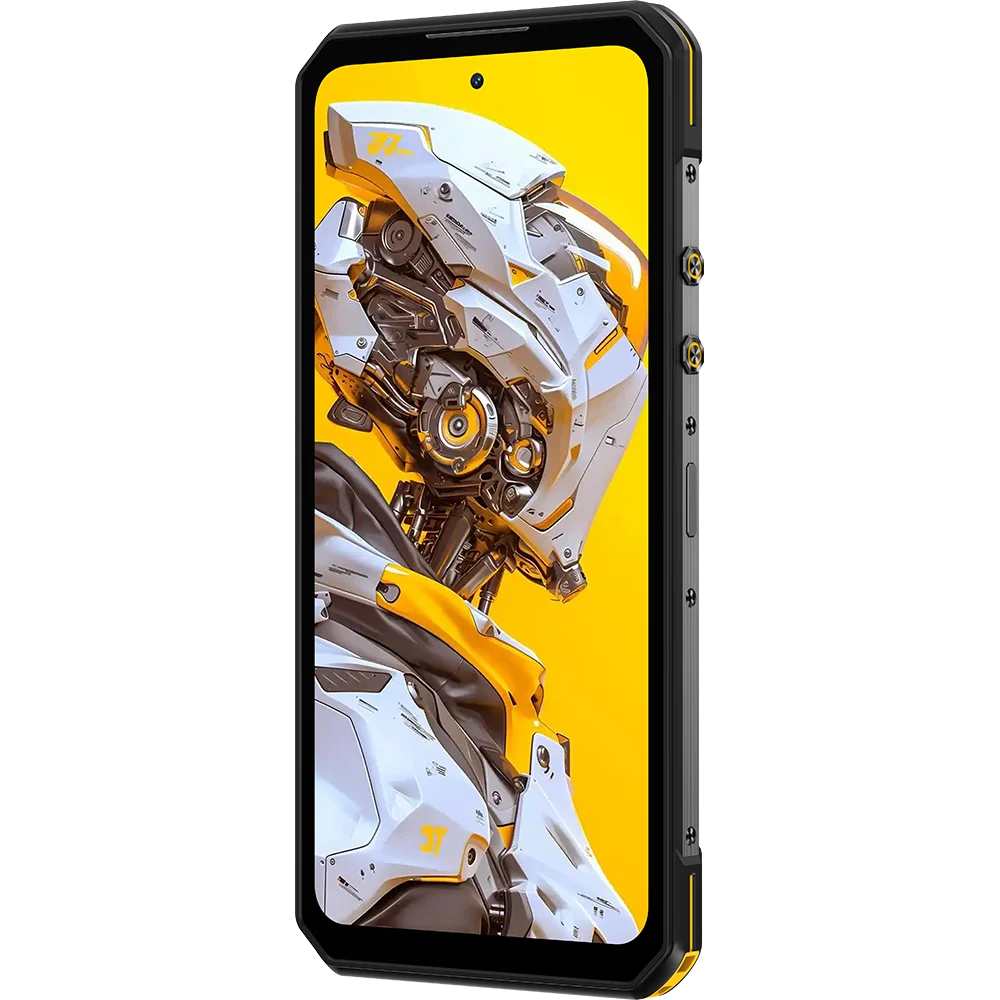 Oukitel WP60 Mobiltelefon, Sárga, 5G, 7.2" HD 120Hz, 48GB RAM (16GB + 32GB Kiterjesztett), 512GB ROM, Android 15, Dimensity 7025, 108MP, Éjjellátó, NFC, Arcfelismerés, 10000mAh, 33W, Két SIM [7]