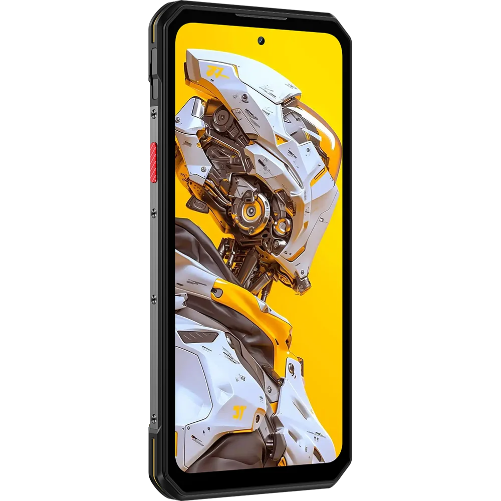 Oukitel WP60 Mobiltelefon, Sárga, 5G, 7.2" HD 120Hz, 48GB RAM (16GB + 32GB Kiterjesztett), 512GB ROM, Android 15, Dimensity 7025, 108MP, Éjjellátó, NFC, Arcfelismerés, 10000mAh, 33W, Két SIM [9]