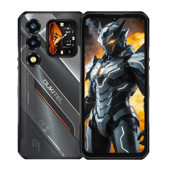Producatori Telefoane - Telefon Mobil OUKITEL WP66 5G, Negru, 6.8" FHD+ 120Hz, 36GB RAM (12GB + 24GB extensibili), 512GB, 5G, 11000mAh, Night Vision, Android 15, NFC, Dual SIM