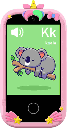 iSEN W5 Gyermek Mobiltelefon, Rózsaszín, 2.8" Érintőképernyő, 32GB ROM, Többfunkciós (Fotó, Videó, Játékok, Zene, Oktatás), 30W Pixeles Kamera, 600mAh, DC-5V, Szilikon Tok [14]