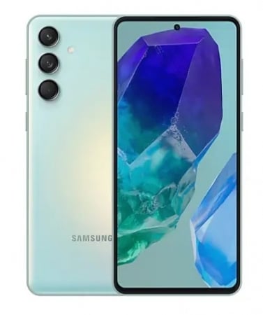 Producatori Telefoane - Telefon mobil Samsung Galaxy M55, 128GB, 8GB RAM, 5G, Dual SIM, Light Green