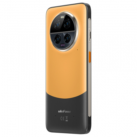 Telefon mobil Ulefone Armor 23 Ultra 5G Orange, Comunicare satelit, 6.78" LCD FHD+ 120Hz, 24GB RAM (12GB + 12GB extensibili), 512GB ROM, Android 13, MediaTek MT6891, 64MP Night Vision, 5280mAh, 120W [5]
