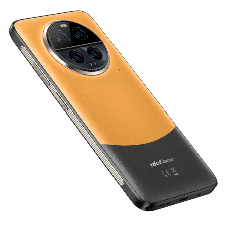 Telefon mobil Ulefone Armor 23 Ultra 5G Orange, Comunicare satelit, 6.78" LCD FHD+ 120Hz, 24GB RAM (12GB + 12GB extensibili), 512GB ROM, Android 13, MediaTek MT6891, 64MP Night Vision, 5280mAh, 120W [16]