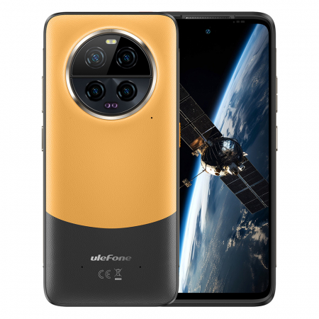 Telefon mobil Ulefone Armor 23 Ultra 5G Orange, Comunicare satelit, 6.78" LCD FHD+ 120Hz, 24GB RAM (12GB + 12GB extensibili), 512GB ROM, Android 13, MediaTek MT6891, 64MP Night Vision, 5280mAh, 120W [1]