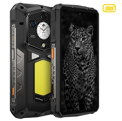 Mobile Phone Ulefone ARMOR 29 Ultra, Black, 5G, 6.67" AMOLED, 32GB RAM(16GB +16GB Extended), 1TB ROM, 50MP, Android 15, Dimensity 9300+, 1.04" Rear Screen, Night Vision, 21200mAh, 120W, Dual SIM [1]