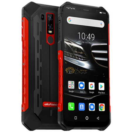 Telefoane - Telefon mobil Ulefone Armor 6E Rosu, 4G, 6.2", 4GB RAM, 64GB ROM, Android 9, Helio P70, NFC, IP68, 5000mAh, Dual SIM