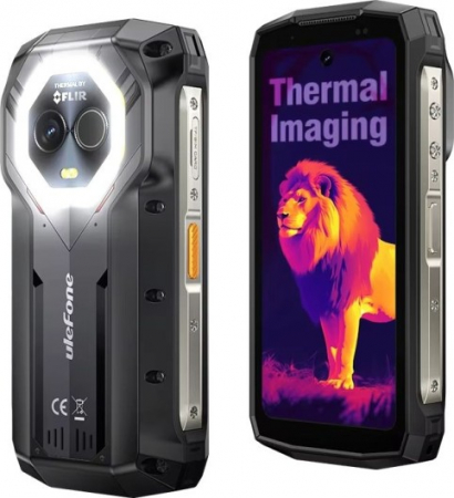Mobiltelefon Ulefone Armor Mini 20T Pro, Fekete, 5G, FLIR Hőkamera, 4,7" FHD+ 90Hz, 16GB RAM (8GB + 8GB bővíthető), 256GB ROM, Android 14, 6200mAh, Dual SIM [5]