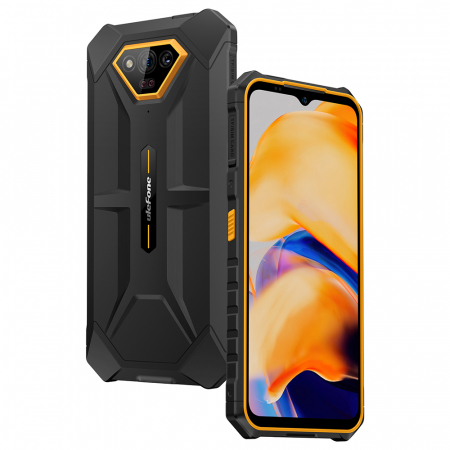 Toate ( smart si clasice ) - Telefon mobil Ulefone Armor X13 Orange, 4G, IPS 6.52",  Resigilat 12GB RAM (6GB + 6GB extensibili), 64GB ROM, Android 13, MediaTek Helio G36, NFC, 6320mAh, Dual SIM