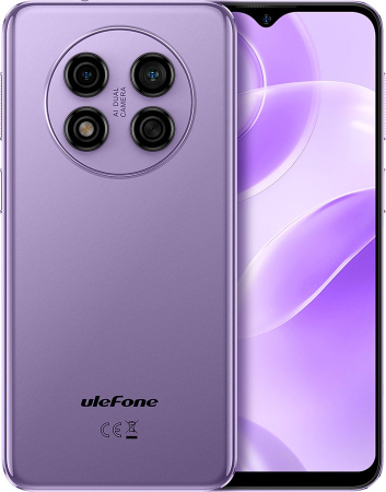 Telefoane - Telefon Mobil Ulefone Note 15, Violet, 3G, Ecran 6.22" HD+, 2GB RAM, 32GB ROM, Cameră 8MP, Baterie 4000mAh, Android 12 Go, Face Unlock, Dual SIM