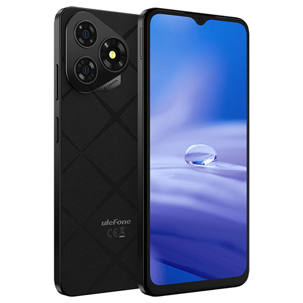 Telefoane - Telefon Mobil Ulefone Note 19, Negru Stellar, 4G, 6.56'' HD+, Android 14 Go, 6GB RAM (3GB + 3GB extensibil), 32GB ROM, 8MP spate + 5MP fata, 5000mAh, Dual Nano SIM