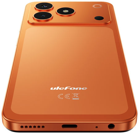 Telefon Mobil Ulefone Note 23, Portocaliu, 4G LTE, 6.56" 90Hz, 3GB RAM + 32GB ROM , Android 16 Go, 5000mAh, Cameră 8MP, Face Unlock, Dual SIM [3]