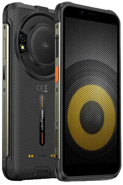 Phone Manufacturers - Ulefone Power Armor 16S Mobile Phone, Black, 4G, 3.5W speaker, 5.93" IPS, 16 GB RAM (8GB + 8GB expandable), 128GB ROM, Android 13, Unisoc T616, 9600mAh, Dual SIM