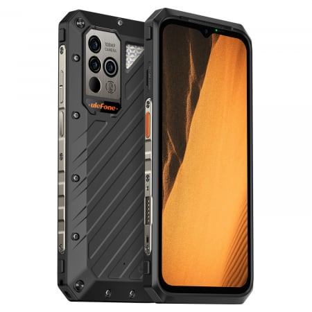 Ulefone Power Armor 19 Mobiltelefon 4G Black, 6,58" IPS, 17GB RAM (12GB + 5GB bővíthető), 256 GB ROM, Android 12, MT6789, NFC, IP68, 9600 mAh, Dual SIM [3]