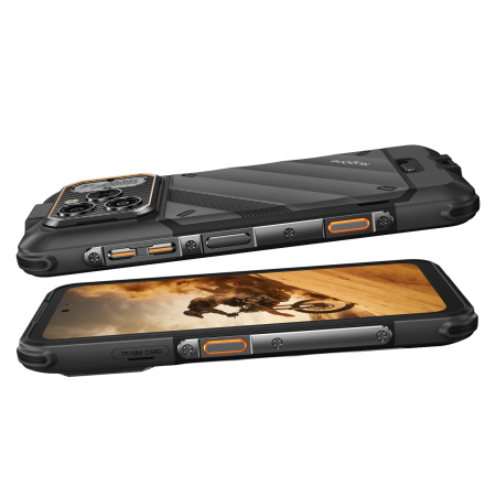 Ulefone RugOne Xever 8 Smartphone, Black, 4G, 6.50" FHD+ 120Hz, 16GB RAM (8GB + 8GB expandable), 128GB, 64MP + 20MP Night Vision Camera, Helio G200, Android 16, NFC, 4800mAh, Dual SIM [5]