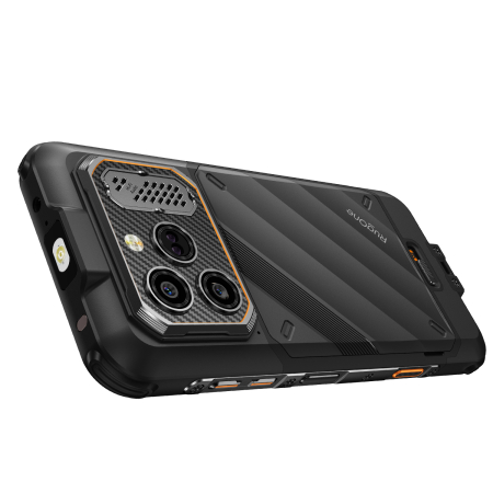 Ulefone RugOne Xever 8 Smartphone, Black, 4G, 6.50" FHD+ 120Hz, 16GB RAM (8GB + 8GB expandable), 256GB, 64MP + 20MP Night Vision Camera, Helio G200, Android 16, NFC, 4800mAh, Dual SIM [15]