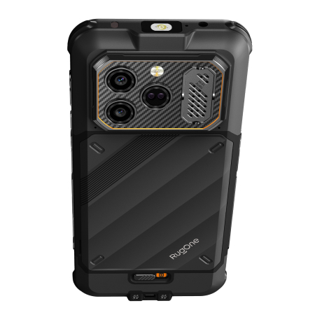 Ulefone RugOne Xever 8 Smartphone, Black, 4G, 6.50" FHD+ 120Hz, 16GB RAM (8GB + 8GB expandable), 128GB, 64MP + 20MP Night Vision Camera, Helio G200, Android 16, NFC, 4800mAh, Dual SIM [10]