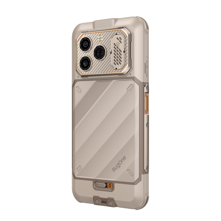 Ulefone RugOne Xever 8 Okostelefon, Sand Dune, 4G, 6.50" FHD+ 120Hz, 16GB RAM (8GB + 8GB bővíthető), 128GB, 64MP + 20MP Night Vision Kamera, Helio G200, Android 16, NFC, 4800mAh, Dual SIM [12]