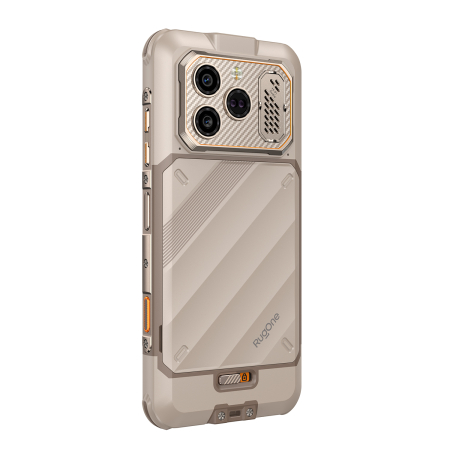 Telefon Mobil Ulefone RugOne Xever 8, Sand Dune, 4G, 6.50" FHD+ 120Hz, 16GB RAM (8GB + 8GB extensibili), 256GB, Cameră 64MP + 20MP Night Vision, Helio G200, Android 16, NFC, 4800mAh, Dual SIM [11]