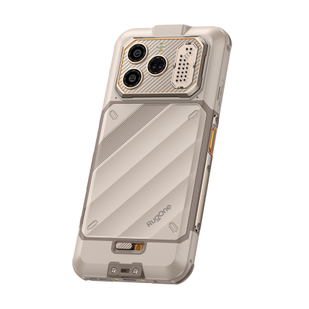 Telefon Mobil Ulefone RugOne Xever 8, Sand Dune, 4G, 6.50" FHD+ 120Hz, 16GB RAM (8GB + 8GB extensibili), 256GB, Cameră 64MP + 20MP Night Vision, Helio G200, Android 16, NFC, 4800mAh, Dual SIM [13]