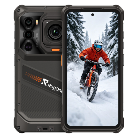 Telefon Mobil Ulefone RugOne Xsnap 7 Pro, Negru, 5G, eSIM, NFC, 6.67” 1.5K 120Hz, 24GB RAM (12GB + 12GB extensibili), 512GB ROM, Dimensity 8400, 9300mAh 45W, Cameră Acțiune 2.7K, Night Vision 64MP, Android 16, Dual SIM [30]