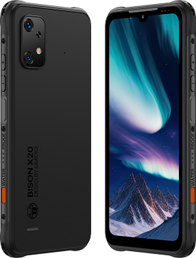 Phone - UMIDIGI Bison X20 mobile phone, 4G, 6.53" HD+, 12GB RAM (6GB+6GB), 128GB ROM, Android 13, MediaTek Helio P60, 20MP, NFC, Dual SIM, 6000mAh
