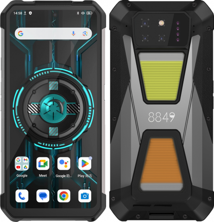 Telefon mobil Unihertz 8849 Tank Shark, 5G, 24GB RAM (12GB + 12GB extensibili), 256GB ROM, 6.79" 2.4K FHD+ 120Hz, Android 14, 64MP Night Vision, 15600mAh, Dual SIM [1]