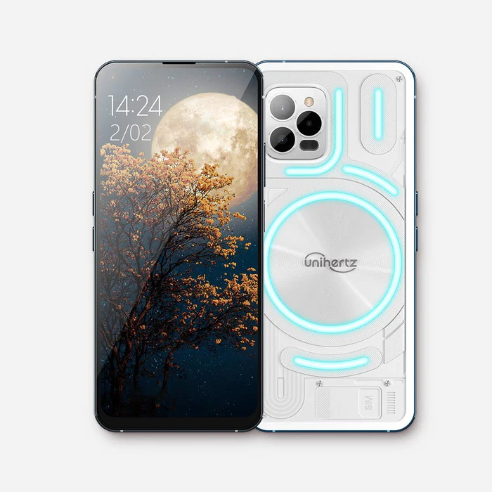 Telefoane - Telefon mobil Unihertz Luna Alb, 4G, 6.81", 12GB RAM, 256GB ROM, Android 12, MT6789 Octa-Core, NFC, 5000mAh, DualSIM