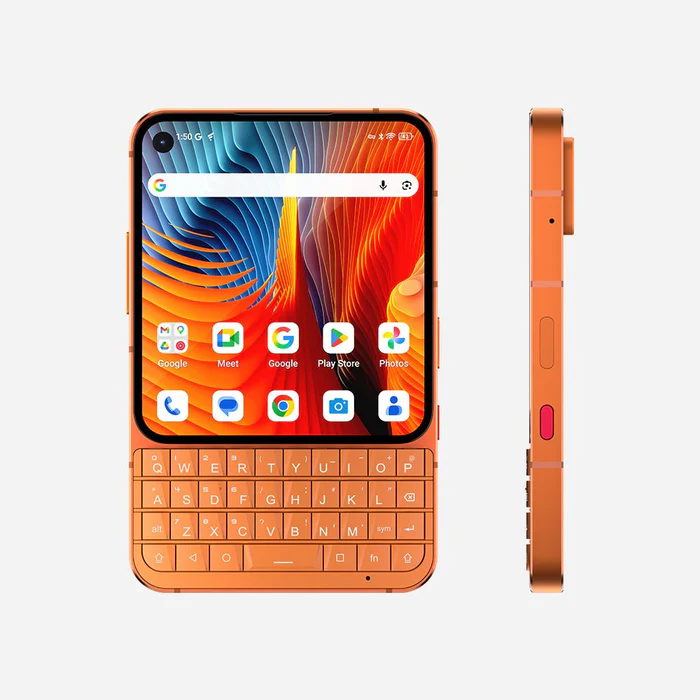 Unihertz Titan 2 Elite Pro Smartphone, Orange, 5G, QWERTY, 4.03" AMOLED 120Hz, 12GB RAM, 512GB ROM, Dimensity 8400, 50MP OIS, Android 16, NFC, Dual SIM + eSIM [1]