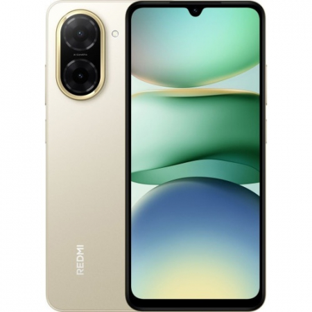 Phone - Mobile Phone Xiaomi Redmi A5, Gold, 4G, 6.88" IPS LCD, 6GB RAM (3GB + 3GB expandable), 64GB ROM, Android 15 Go, FM Radio, Face ID, Fingerprint, 5200 mAh, 15W, Dual SIM