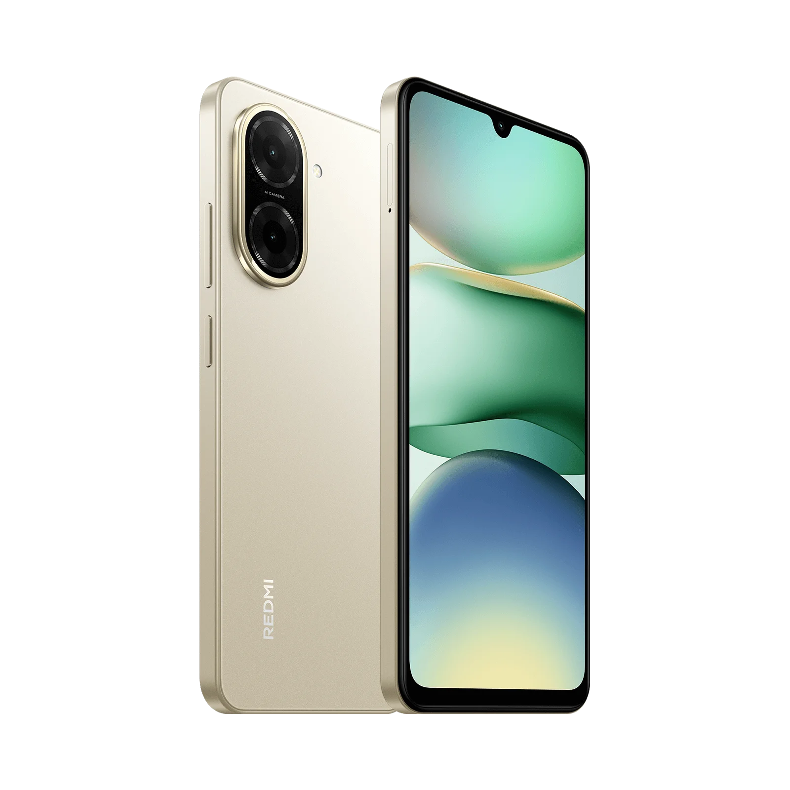 Xiaomi Redmi A5 mobiltelefon, Arany, 4G, 6,88" IPS LCD, 6GB RAM (3GB + 3GB bővíthető), 64GB ROM, Android 15 Go, FM rádió, Face ID, ujjlenyomat-olvasó, 5200 mAh, 15W, Dual SIM [1]