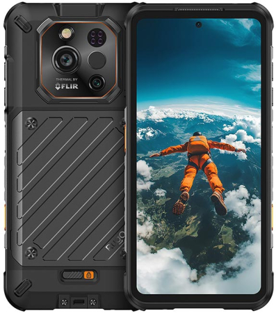Best Deals - Telefon Ulefone RugOne Xever 7 Pro, Negru, 5G, 6.67" AMOLED, 24GB RAM (12GB+12GB Extensibili), 512GB ROM, 50MP, Android 15, Dimensity 7025, Baterie interschimbabila, Camera termica, eSIM, 33W, D