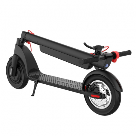 Összecsukható elektromos roller iSEN X8 2026 Fekete, alkalmazás, BT, 10 hüvelykes, 350W motor, legnagyobb hatótáv 40km, sebesség akár 25km/h, levehető akkumulátor [7]
