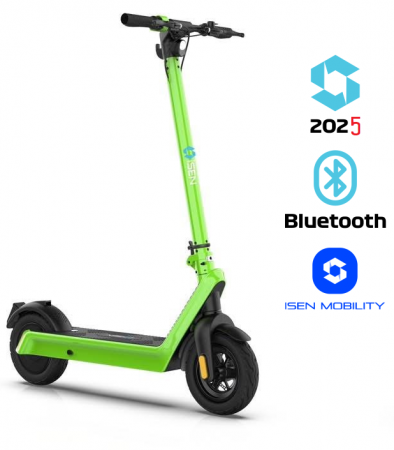 Pachet trotineta electrica pliabila iSEN X9 Plus 2025 Verde, Aplicatie, BT, 850W, autonomie pana la 130km, pana la 40 km/h, baterie detasabila 15.6Ah + 1 baterie X9 Plus 36V [1]