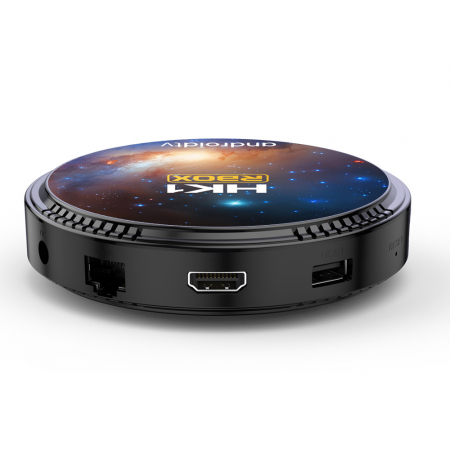 TV Box HK1 RBOX W2T Smart, 4K, Android 11, 4GB RAM, 64GB ROM, quad core ARM® Cortex A35, control vocal 2.4G, Netflix,Hulu,Flixster, Youtube [9]