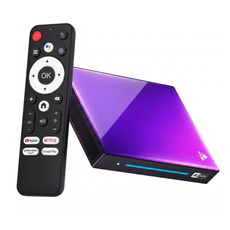Media Players - TV Box iSEN H96 MAX M9 AI Smart, 8K Ultra HD, 4GB RAM, 32GB ROM, Android 14, RK3576 Quad Core, WiFi6, BT5.4, AV1