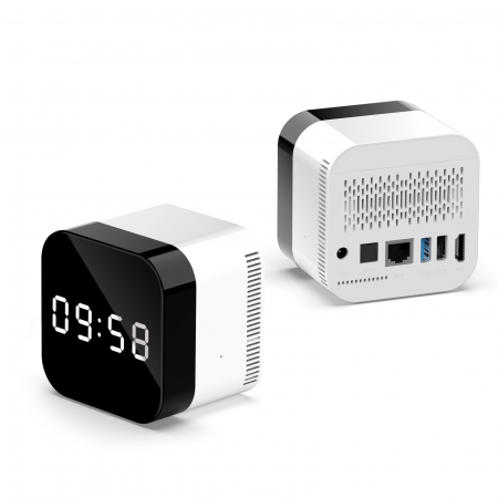 TV Box iSEN H96Max H728, Digital Clock, 8K Ultra HD, 3D, Android 14, H.265/VP9, 2GB RAM+16GB ROM, Octa-core A55, WiFi 6, BT 5.X, Ok Google, AirPlay, DLNA, Gigabit Ethernet [6]