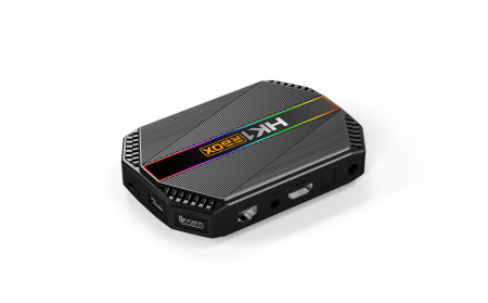 TV Box iSEN HK1 RBOX X5S Smart Media Player, Negru, 4K, 4GB RAM, 64GB ROM, Android 14, Amlogic S905Y5 Quad Core A55, WiFi 6, Bluetooth 5.X, HDMI 2.1a, HDR10+ [4]
