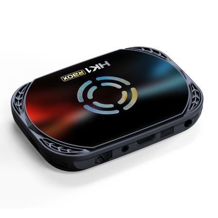 iSEN HK1 RBOX X50 Smart TV Box médialejátszó, Fekete, 4K, 4GB RAM, 32GB ROM, Android 14, Amlogic S905A Quad Core A55, hangvezérlés, Bluetooth 5.0 [1]