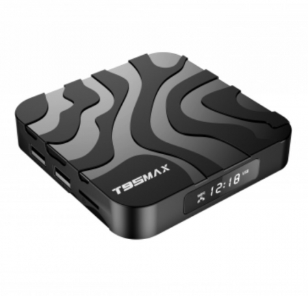 iSEN T95MAX Okos Médialejátszó Fekete TV Box, 4K, 1GB RAM, 8GB ROM, Android 12, H618 Négy magos A53, Bluetooth 4.0 [2]