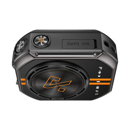 Walkie Talkie RugOne XLink 7, Negru, 4G, Comunicare vocală AI, GPS, Bluetooth 5.2, SOS, Baterie 1050mAh, USB-C, Nano SIM [19]
