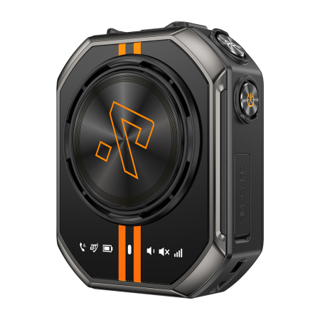 Walkie Talkie RugOne XLink 7, Negru, 4G, Comunicare vocală AI, GPS, Bluetooth 5.2, SOS, Baterie 1050mAh, USB-C, Nano SIM [9]