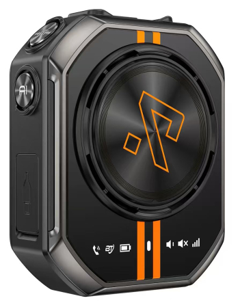 Noutati - Walkie Talkie RugOne XLink 7, Negru, 4G, Comunicare vocală AI, GPS, Bluetooth 5.2, SOS, Baterie 1050mAh, USB-C, Nano SIM
