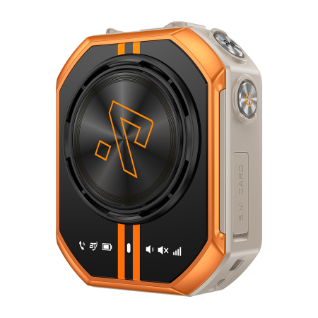 Walkie Talkie RugOne XLink 7, Sand Dune, 4G, Comunicare vocală AI, GPS, Bluetooth 5.2, SOS, Baterie 1050mAh, USB-C, Nano SIM [8]
