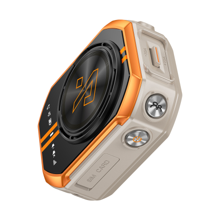 Walkie Talkie RugOne XLink 7, Sand Dune, 4G, Comunicare vocală AI, GPS, Bluetooth 5.2, SOS, Baterie 1050mAh, USB-C, Nano SIM [14]