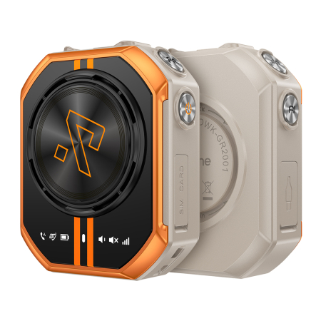 Walkie Talkie RugOne XLink 7, Sand Dune, 4G, Comunicare vocală AI, GPS, Bluetooth 5.2, SOS, Baterie 1050mAh, USB-C, Nano SIM [19]