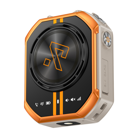 Walkie Talkie RugOne XLink 7, Sand Dune, 4G, Comunicare vocală AI, GPS, Bluetooth 5.2, SOS, Baterie 1050mAh, USB-C, Nano SIM [15]