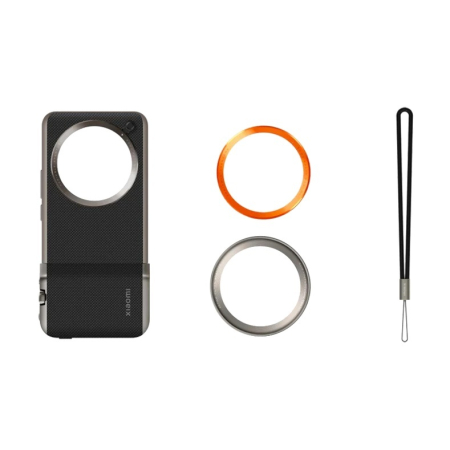 Accesorii - Kit Foto Xiaomi 14 Ultra Photography Kit, Gri, Husă Piele, Mâner Cameră cu Baterie 1500mAh, Inel Filtru 67mm, Conectivitate USB-C