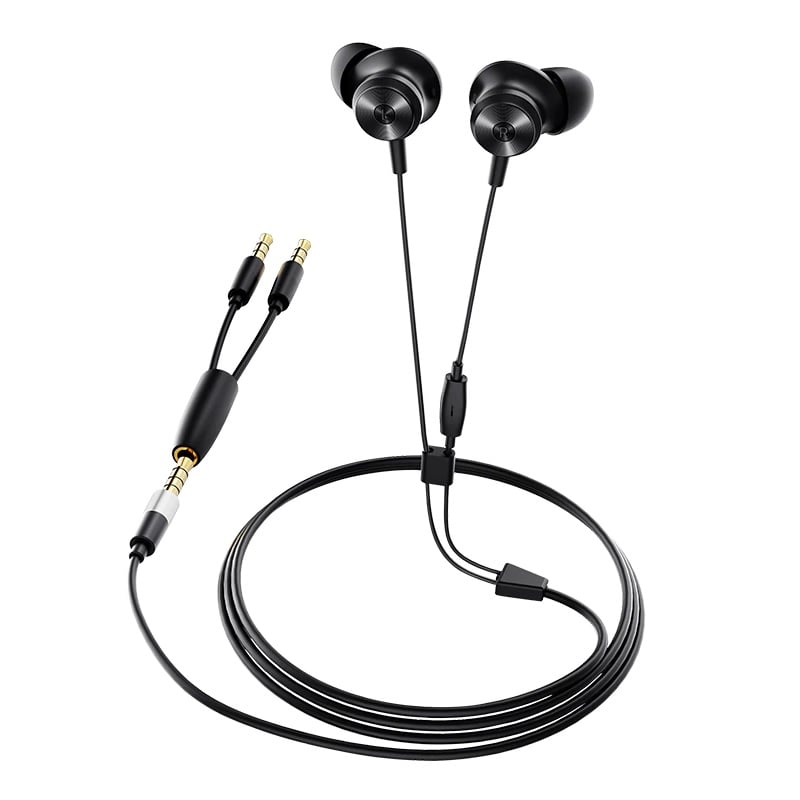 Casti in-ear cu fir Bluedio Li, Difuzor de 13mm, 115dB, 32I , Microfon HD, Jack placat cu aur, Desig